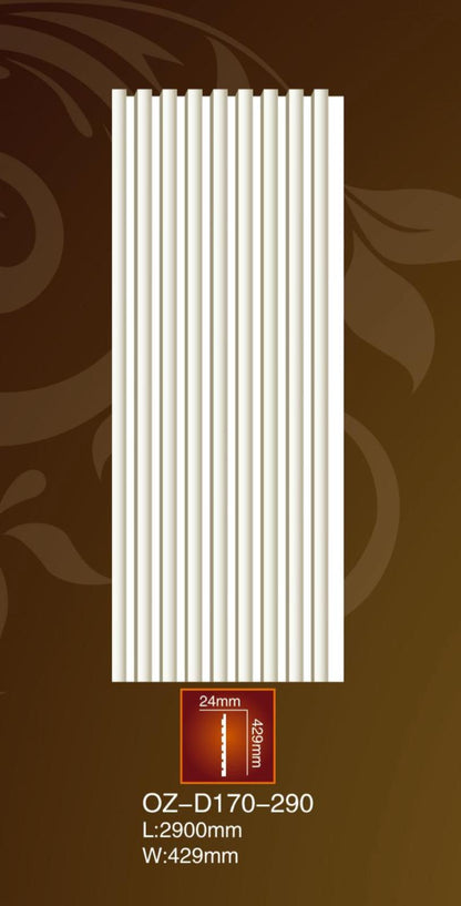 Riflaje decorative din poliuretan D170-290 290 x 43 cm